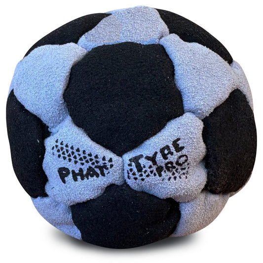 🔥World Footbag Phat Tyre Pro Footbag Hacky Sack BLACK/GREY BNWT🔥