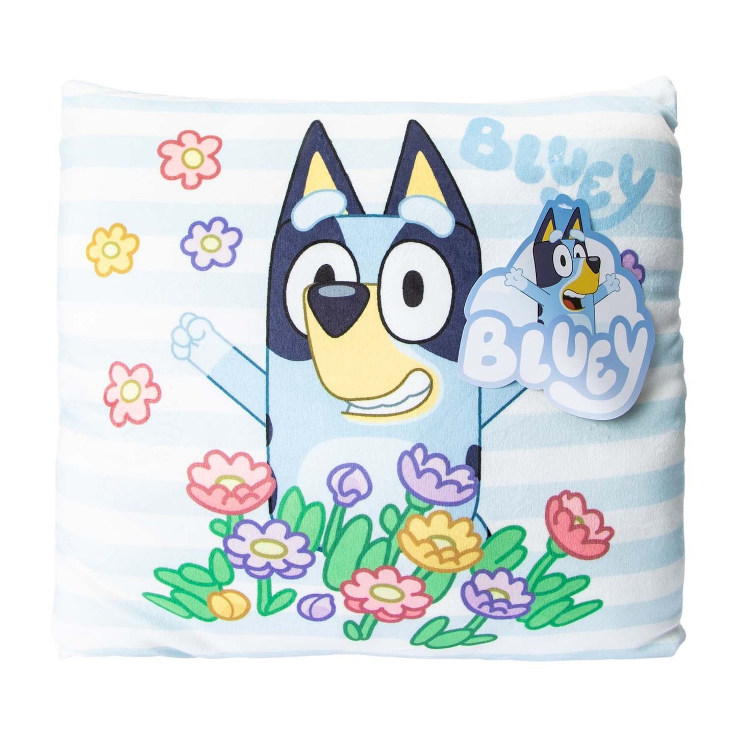 🔥Bluey Squishy Travel Pillow 14in x 14in BNWT🔥