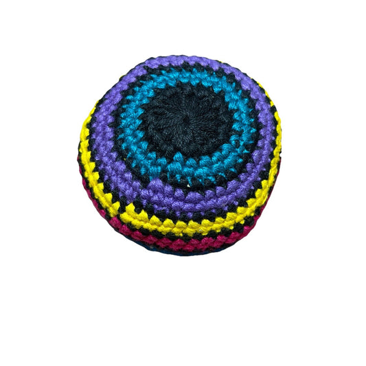 🔥World Footbag Boota Bag Crochet Hacky Rainbow BNWT🔥