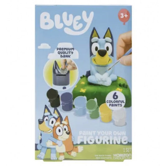 🔥Bluey Paint Your Own Figurine Bank Set BNWT🔥