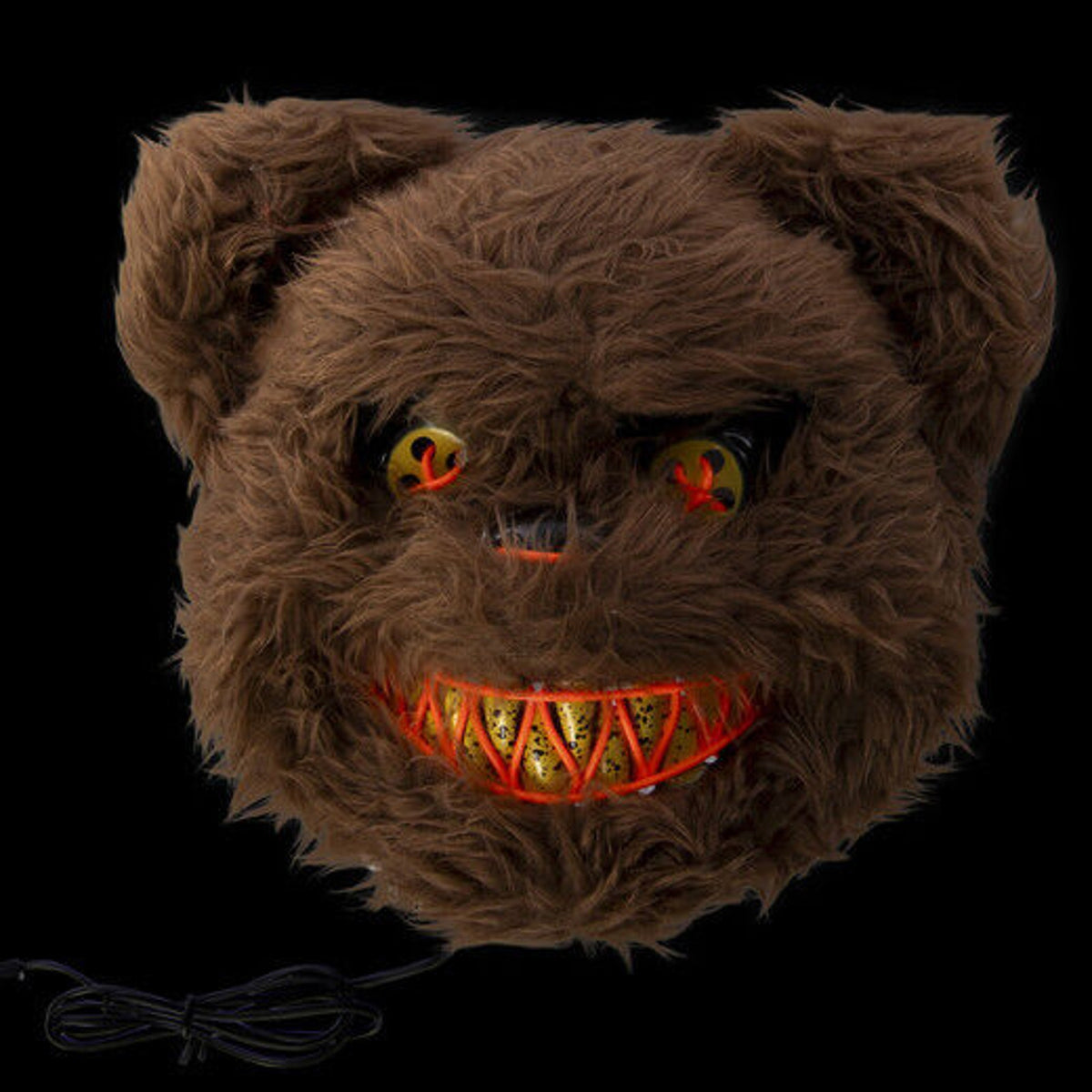 🔥Bloody Halloween LED Teddy Bear Mask Scary Plush Mask BNIB🔥