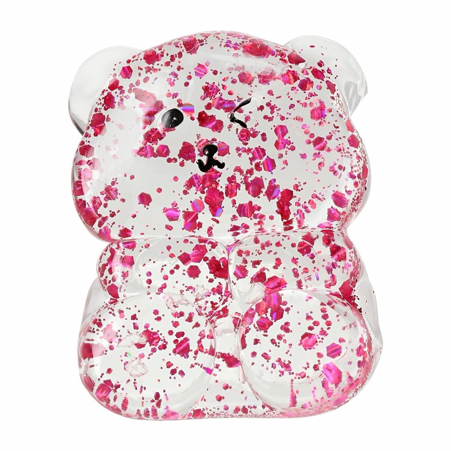 🔥Taba Jelly Squeezeables Squishi Squeeze Toy CLEAR BEAR BNWT🔥