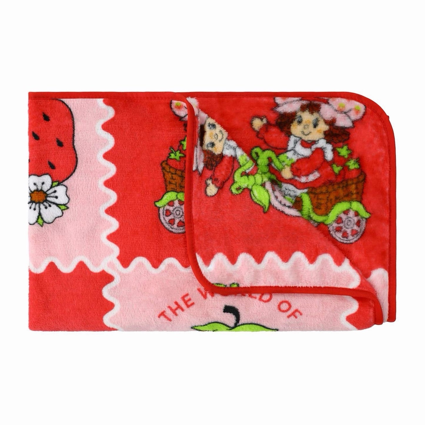 🔥Strawberry Shortcake 40 x 50 Inch Silk Touch Throw Travel Blanket BNWT🔥