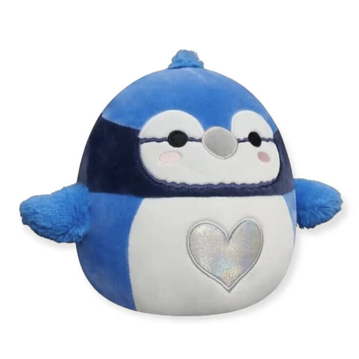 🔥Squishmallows 8" Valentine's Babs the Bluejay Plush Toy by Kellytoy BNWT🔥