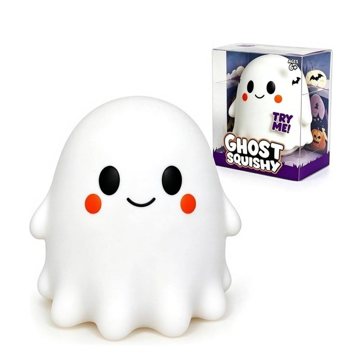 🔥Ghost Squishy White Ghost Squeeze Toy BNWT🔥