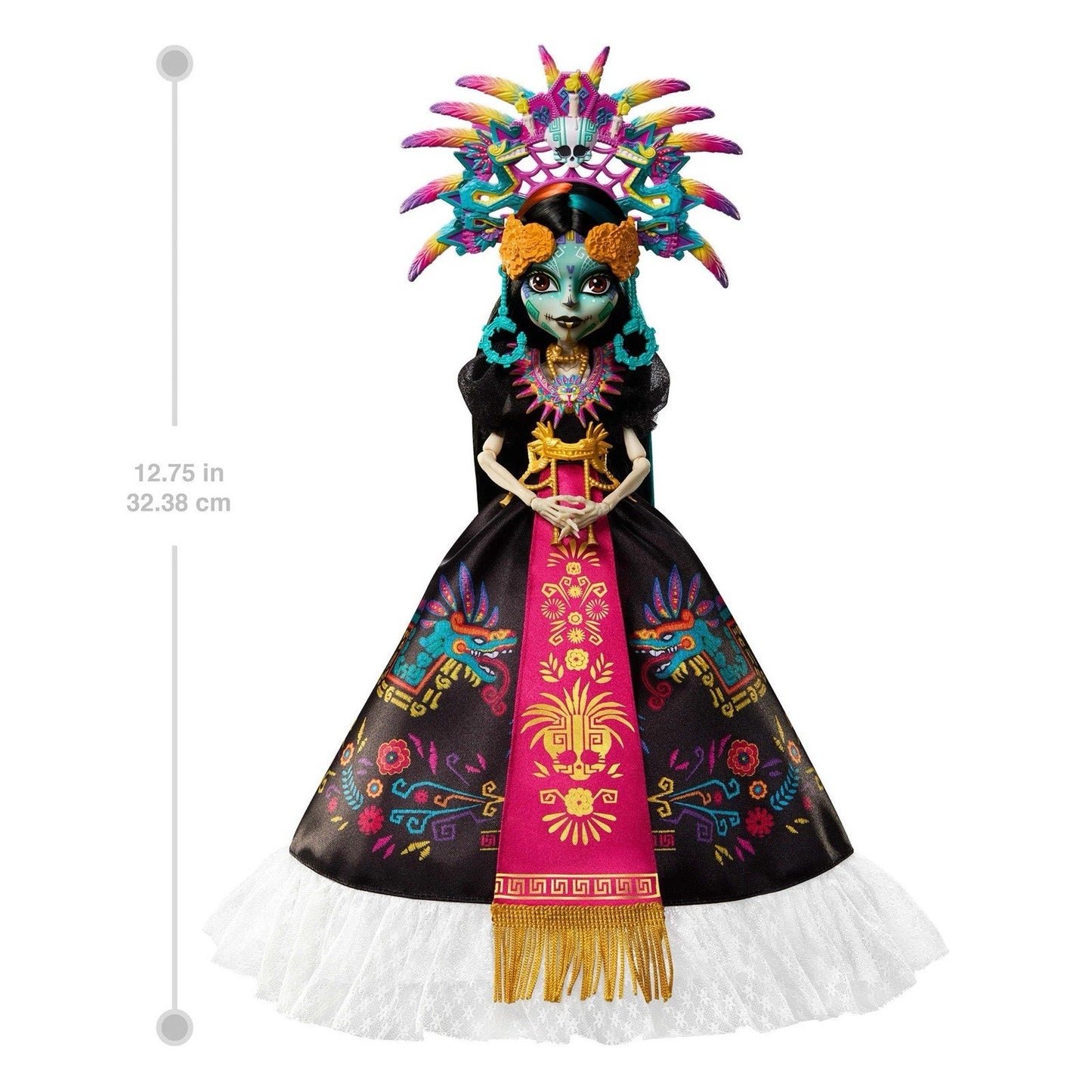 🔥Monster High Doll Skelita Día de Muertos 2025 Calaveras Aztec Headdress BNWT🔥