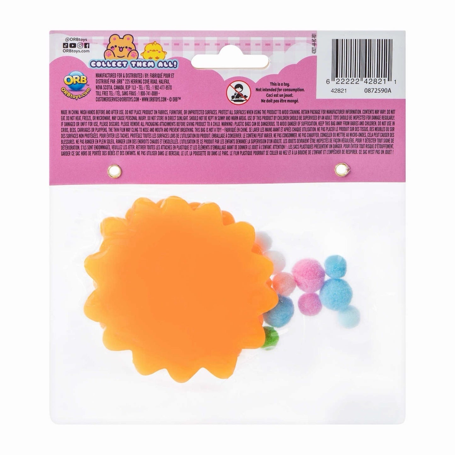 🔥Taba-licious Flowers PINK PURPLE FLOWER Orb Curiosities Squeeze Toy BNWT🔥