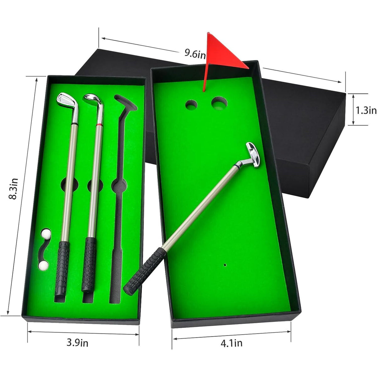 🔥Mini Desktop Golf Ball Pen Gift Set White Elephant BNWT🔥