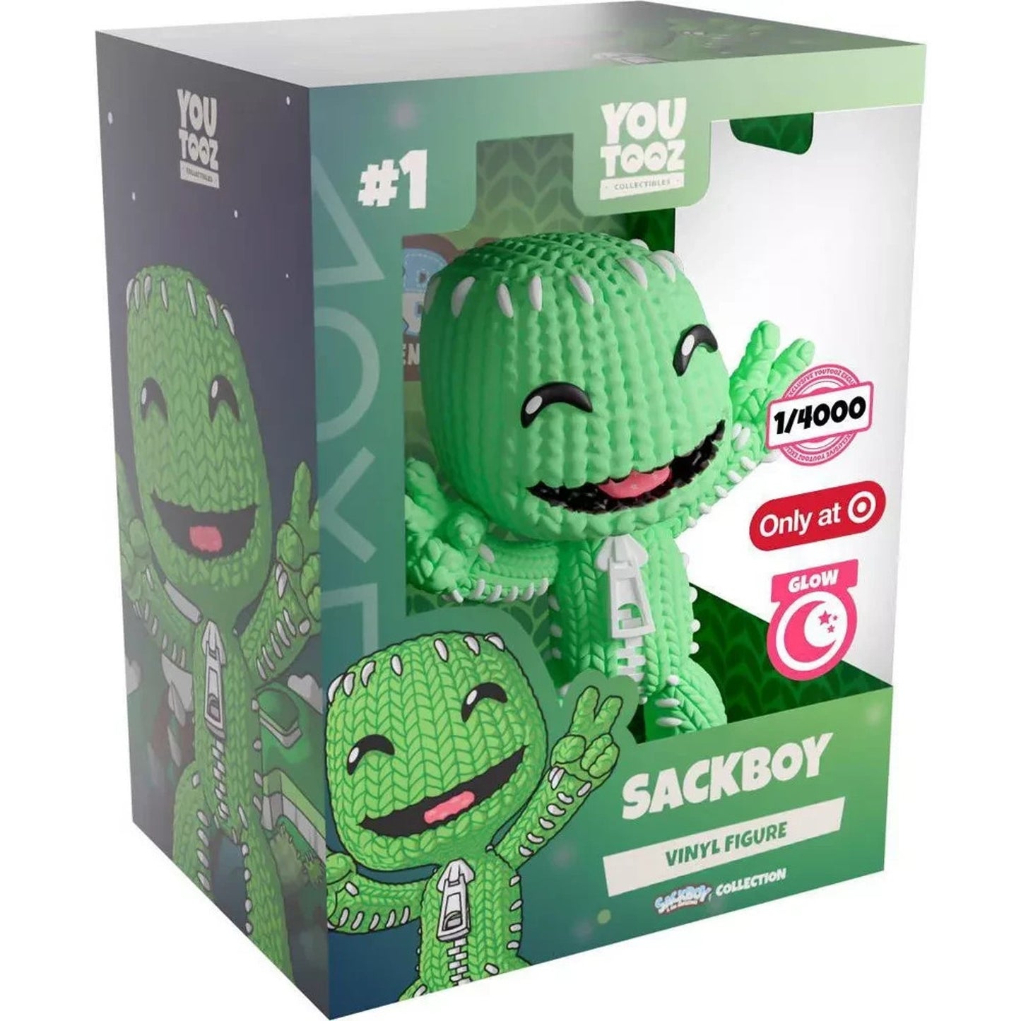 🔥Youtooz PlayStation Sackboy Glow In The Dark Target Vinyl (Sealed) BNWT🔥