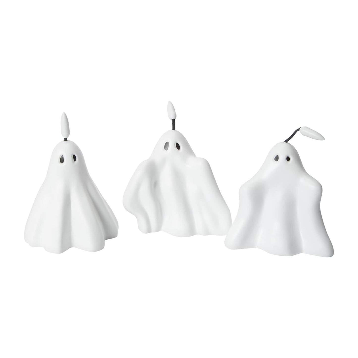 🔥Halloween Ghost LED Candles 3-Piece Set BNWT🔥