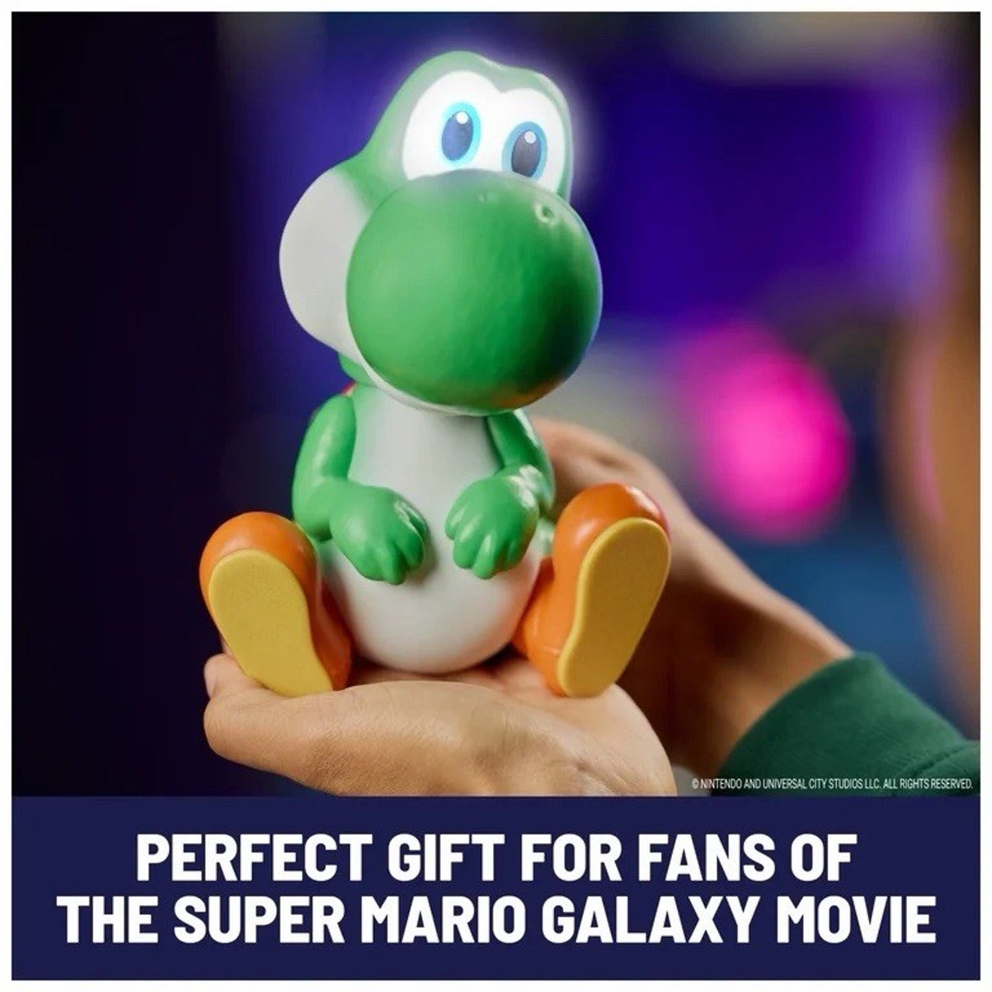 🔥Hatchin' Yoshi The Super Mario Galaxy Movie Interactive Yoshi Figure BNWT🔥