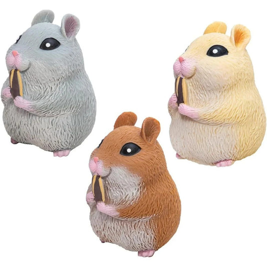 🔥Schylling - Chonky Cheeks Hamster WHITE/PINK VIRAL TIKTOK BNWT🔥