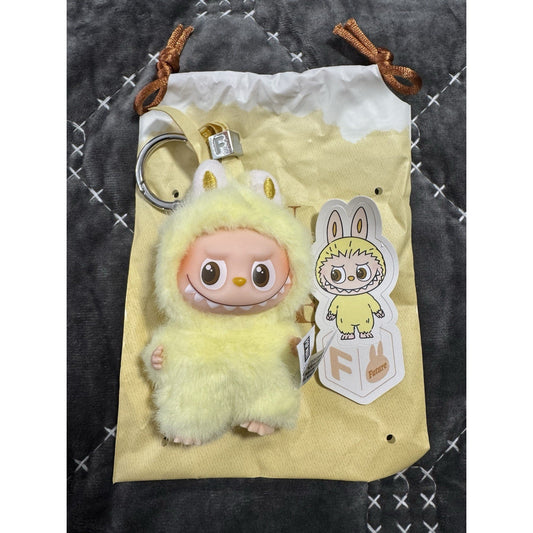 🔥POP MART Labubu V4 The Monsters Pin For Love Alphabet Plush Pendant - F NWT🔥