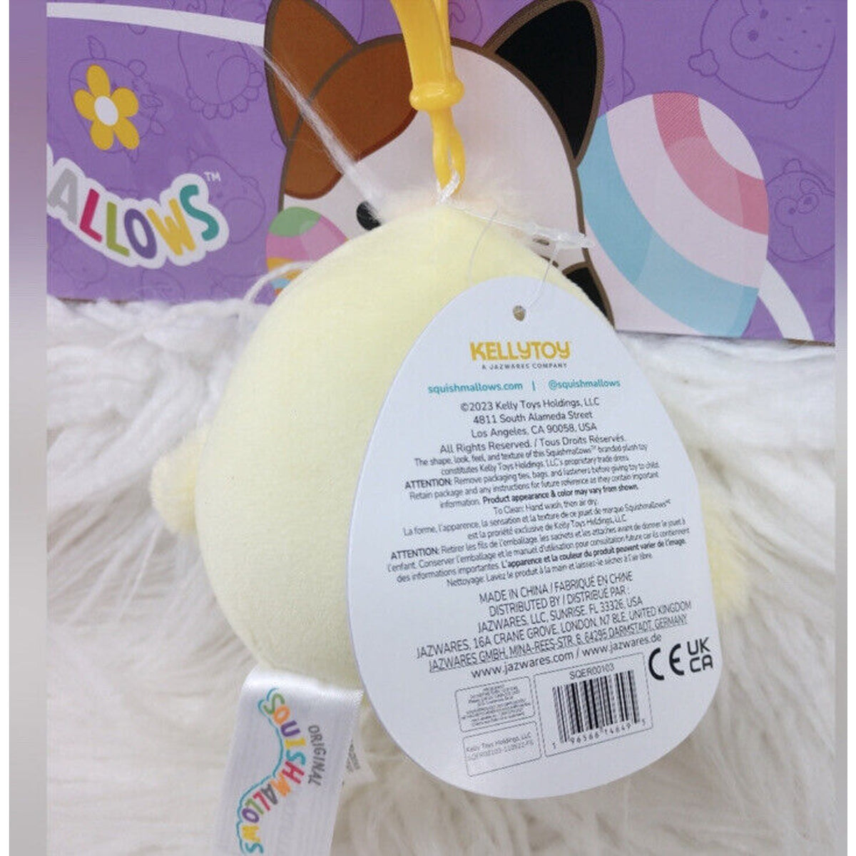 🔥Squishmallows Aimee the Chick Clip ~WalGreens Exclusive ~ Easter 2023 BNWT🔥