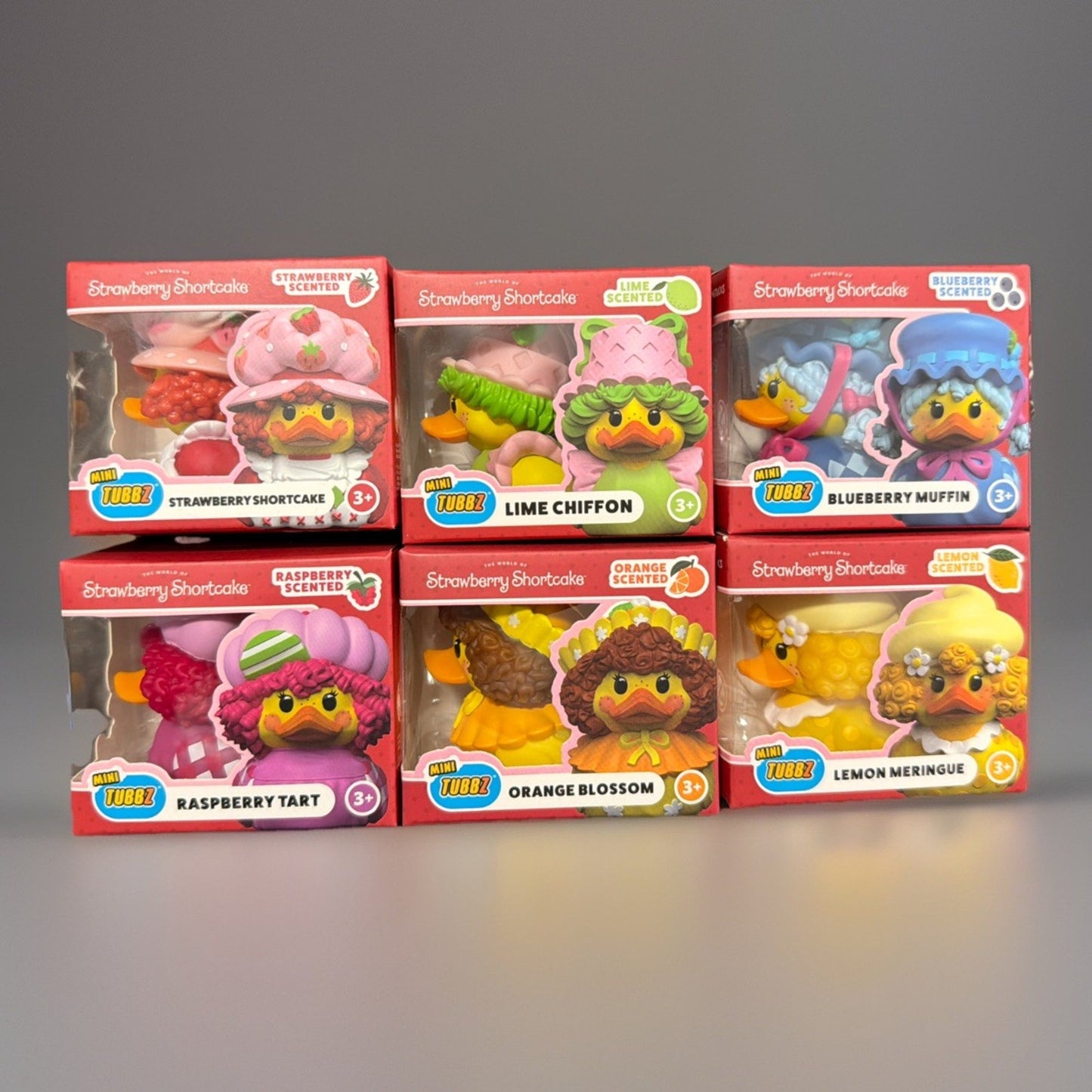 🔥Strawberry Shortcake Mini Tubbz Set of 6 Scented Doll Duck Figures BNWT🔥