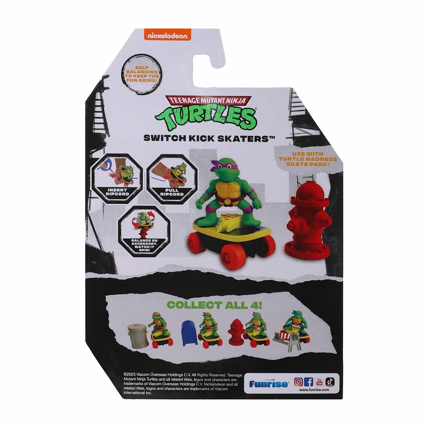 🔥TMNT Teenage Mutant Ninja Turtles Switch Kick Skaters Donatello BNWT🔥