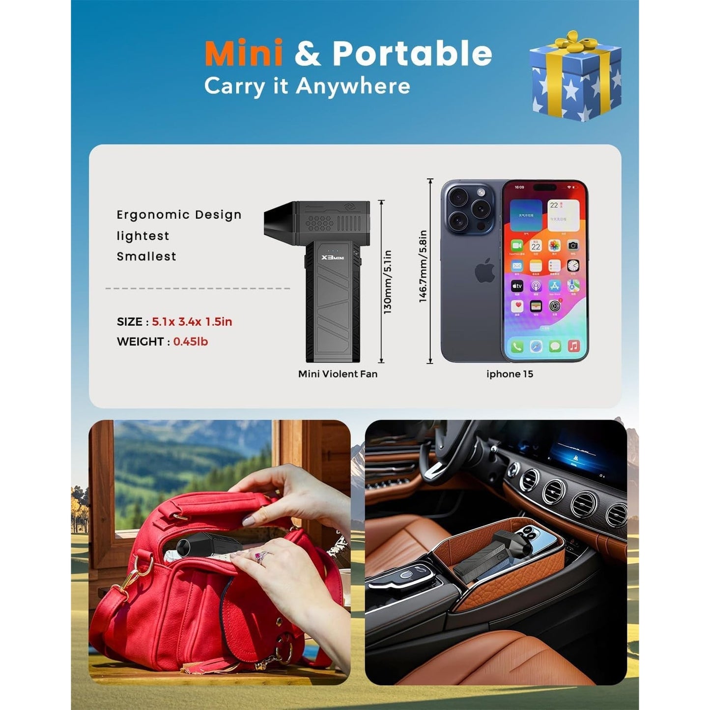 🔥Compressed Air Duster 180000RPM Electric Rechargeable Cordless Black BNWT🔥