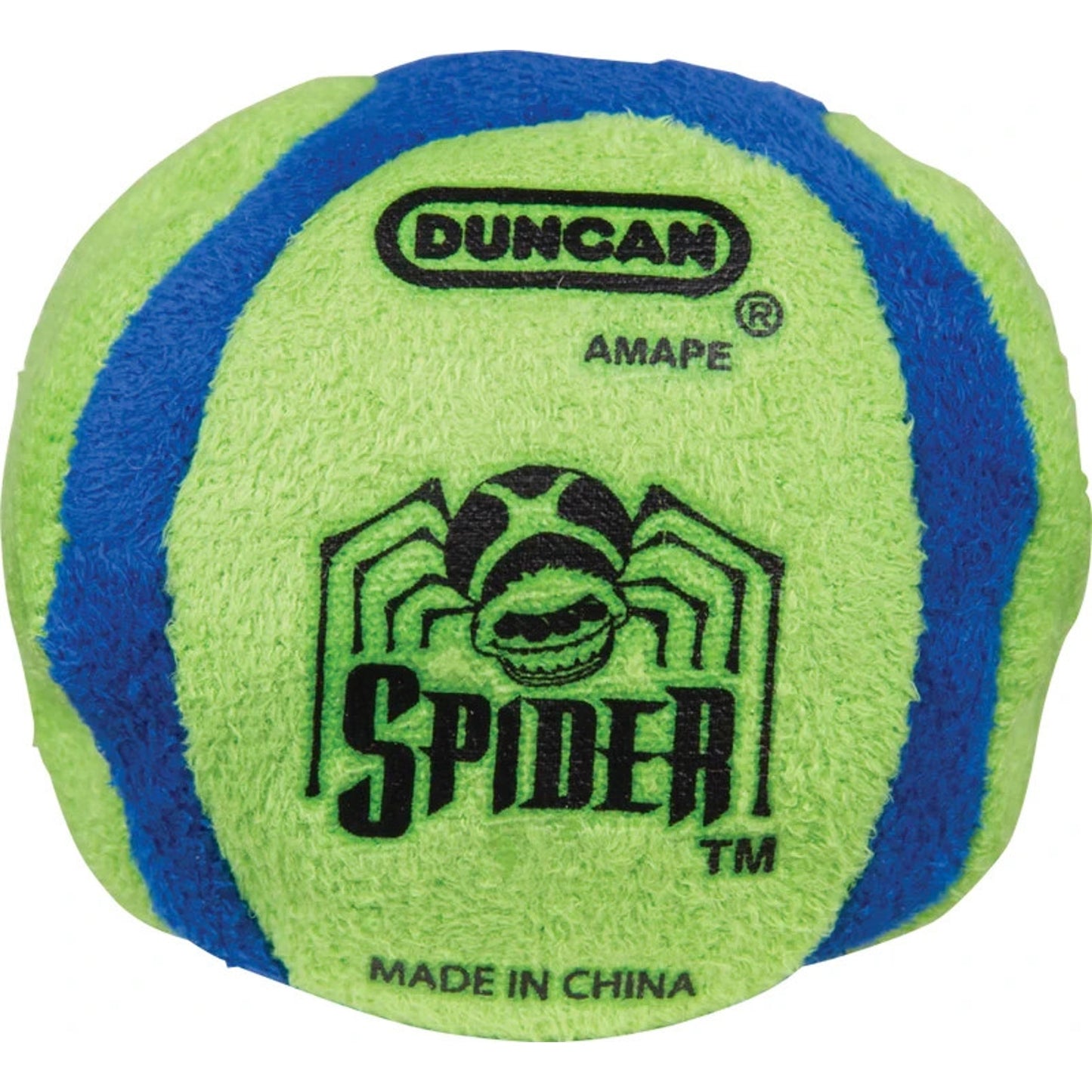 🔥Duncan Footbag Hacky Sack Spider 6-Panel Green/Blue BNWT🔥