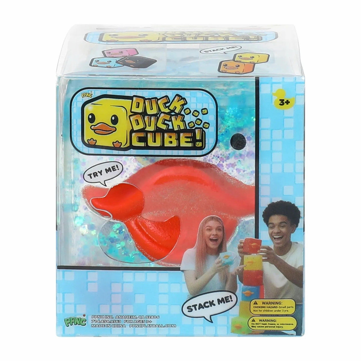 🔥Squishy Duck Cube 2" Square Green BNWT🔥