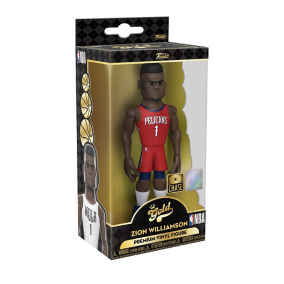 🔥Funko Gold NBA Chase Zion Williamson New Orleans Pelicans 5” Prem Vinyl BNIB🔥