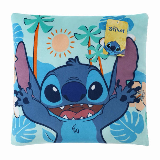 🔥Disney Stitch Travel Cloud Throw Pillow 13in BNWT🔥