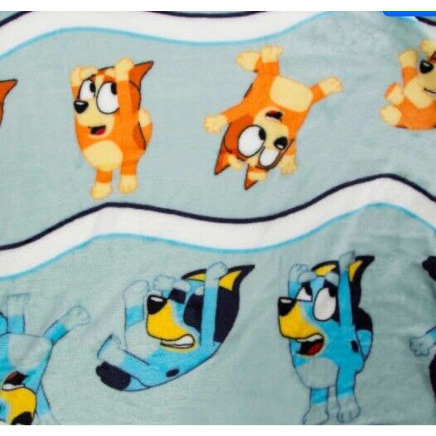 🔥Bluey Plush Throw Blanket 45" x 60" Bingo Soft BNWT🔥