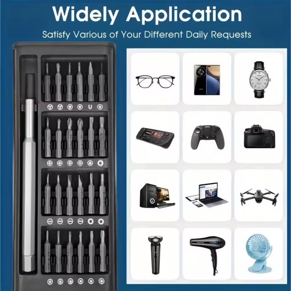 🔥 24 in 1 Digital Maintenance Precision Screwdriver Set & Case BNWT🔥