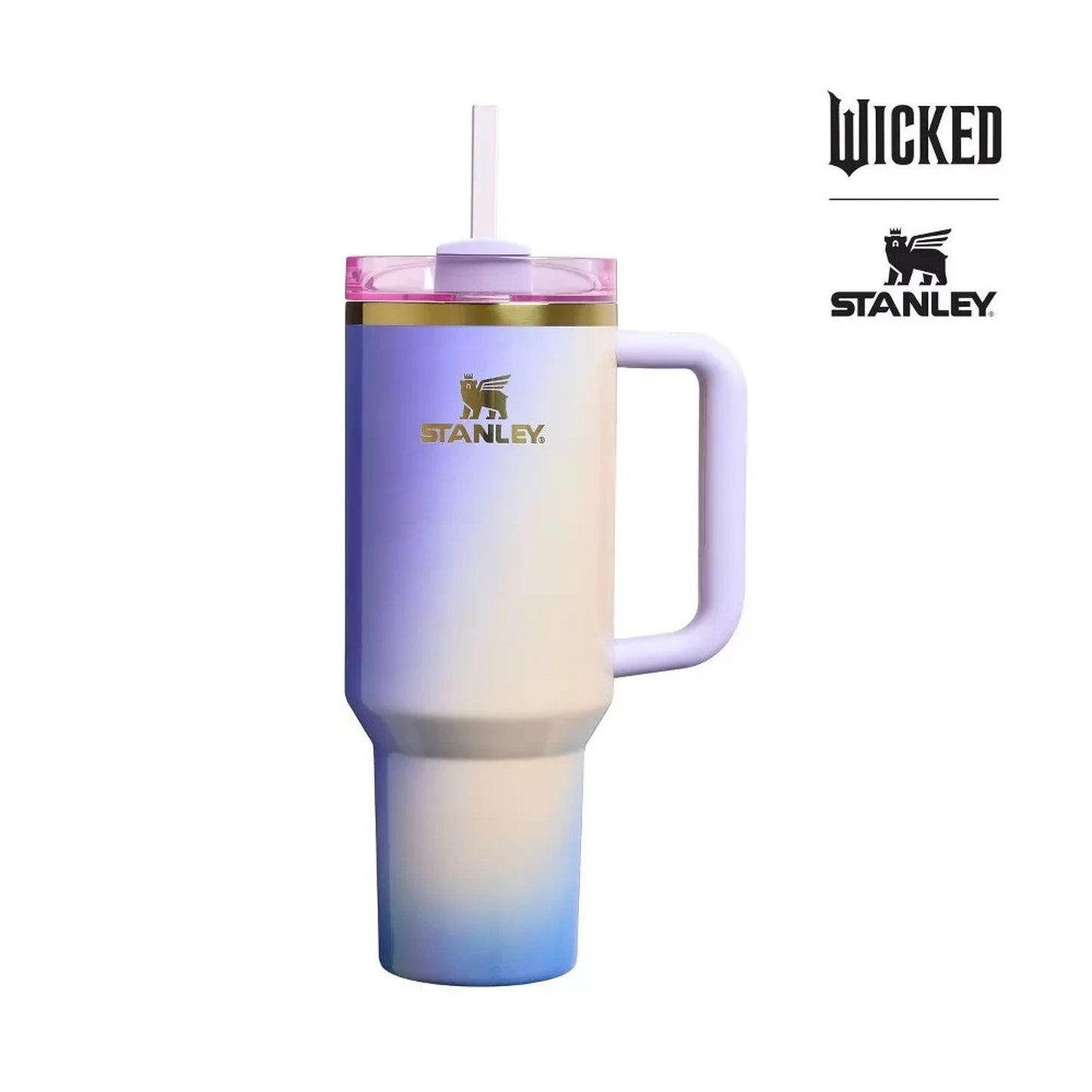 🔥Glinda for Good - Stanley 40oz H2.0 Flowstate Quencher Tumbler BNWT🔥