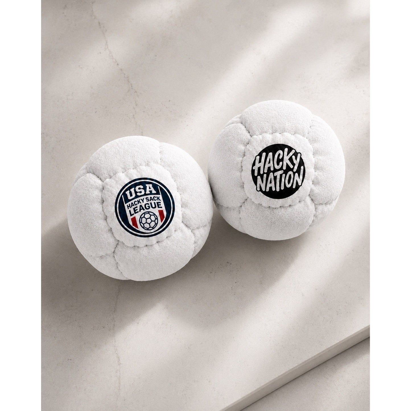 🔥Hacky Nation USA Hacky Sack League Footbag Hacky Sack Authentic White BNWT🔥