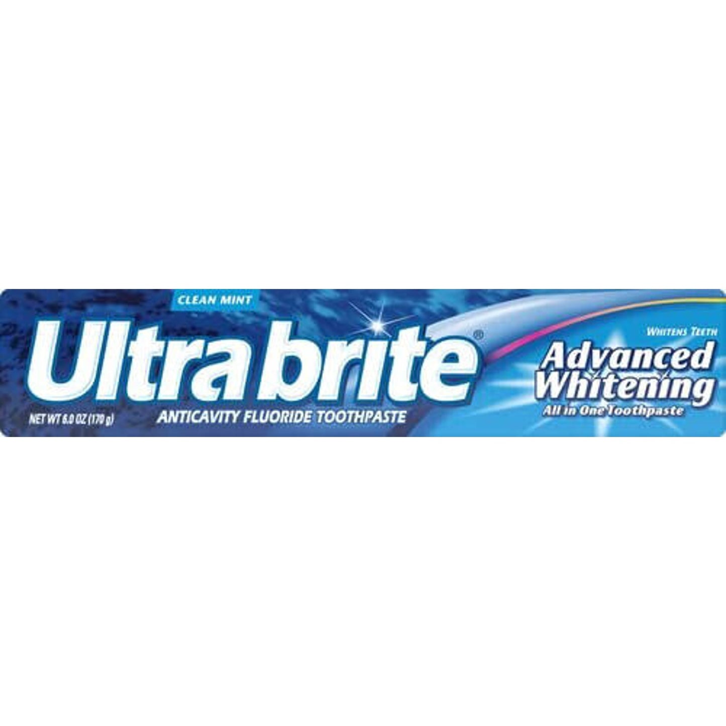 🔥Ultra Brite Advanced Whitening Toothpaste Clean Mint - 6.0 Ounce - Pack of 2🔥