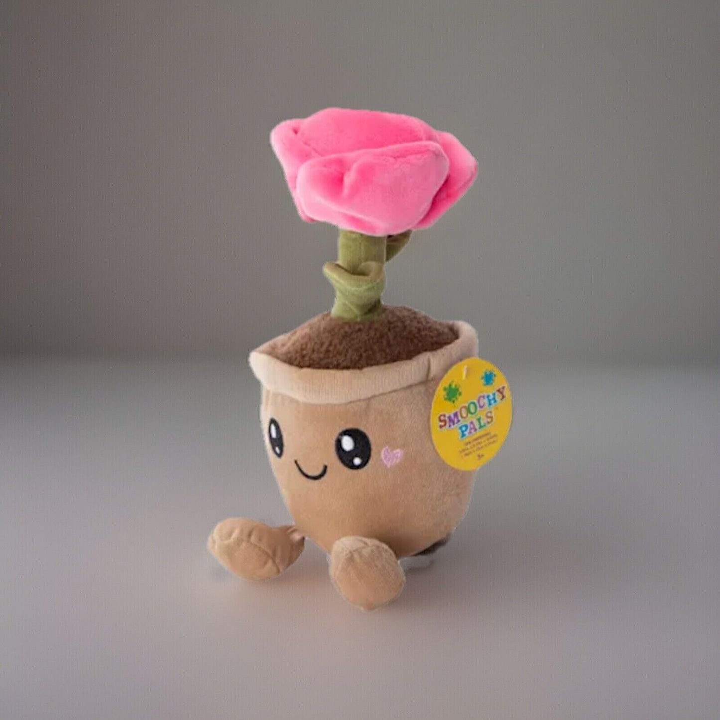 🔥Smoochy Pals Plant Plush PINK 10in For Valentine's/Mother's Day 2025 BNWT🔥