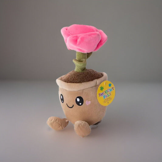 🔥Smoochy Pals Plant Plush PINK 10in For Valentine's/Mother's Day 2025 BNWT🔥