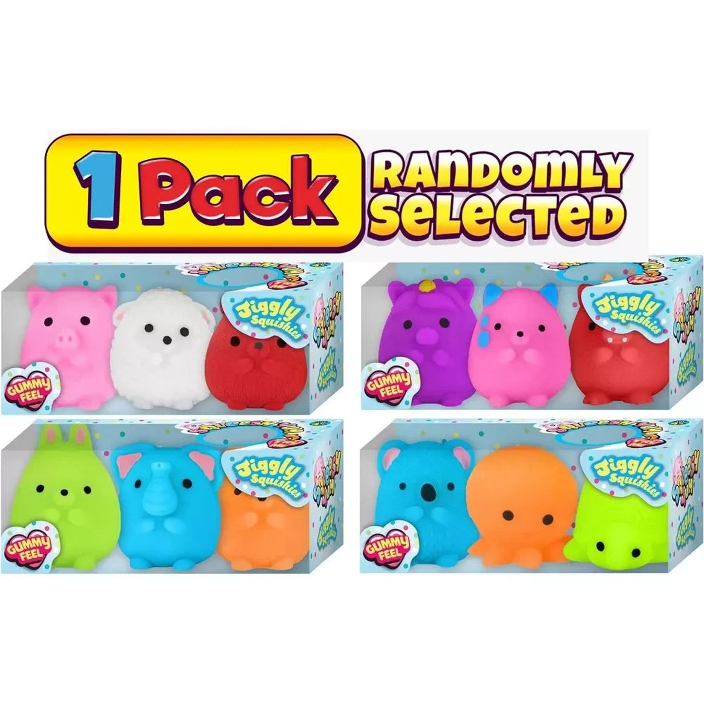 🔥Master Toys Squishy Buddies Sensory 3-Pk Soft Squeeze Fidget O/B/G NWT🔥