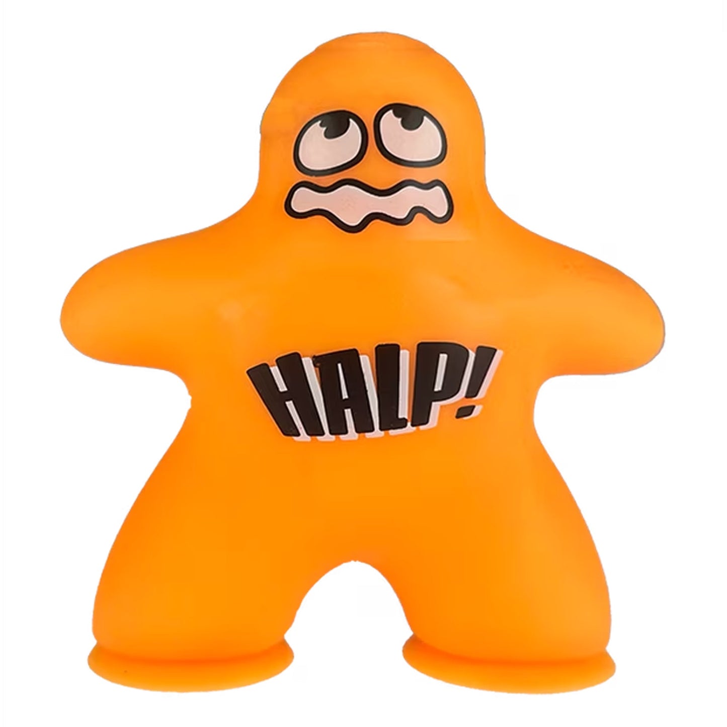 🔥Ja-Ru Suction Cup Squish Dude ORANGE BNWT🔥
