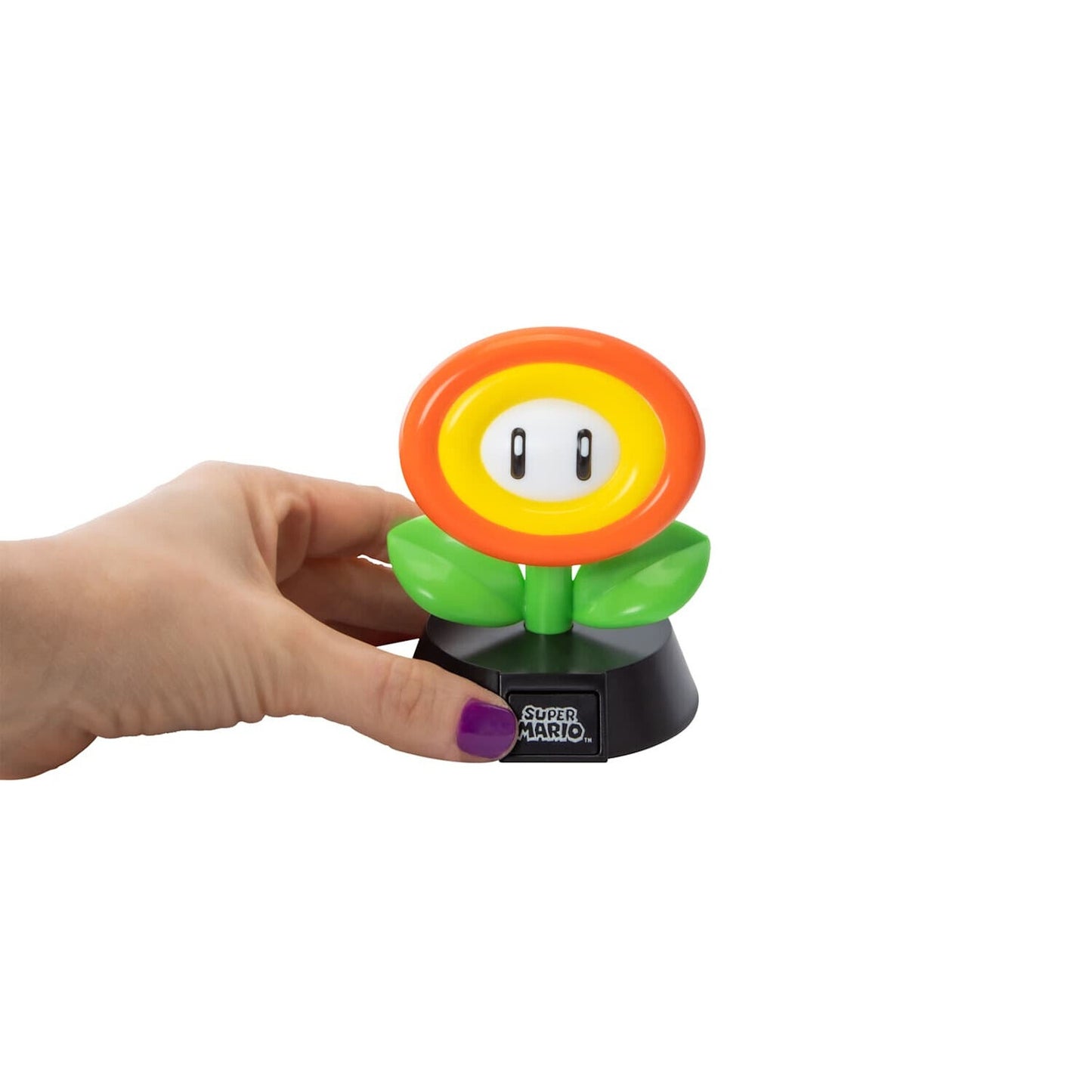 🔥Super Mario Paladone Icons Fire Flower Light #004 BNWT💥
