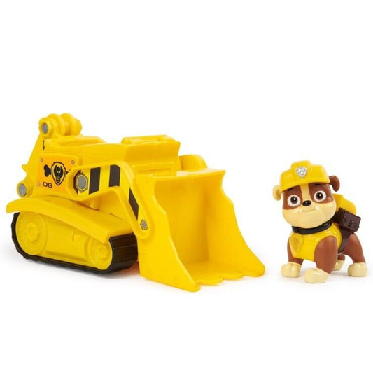 🔥Nickelodeon Paw Patrol Rubble's Bulldozer & Action Figure BNWT💥