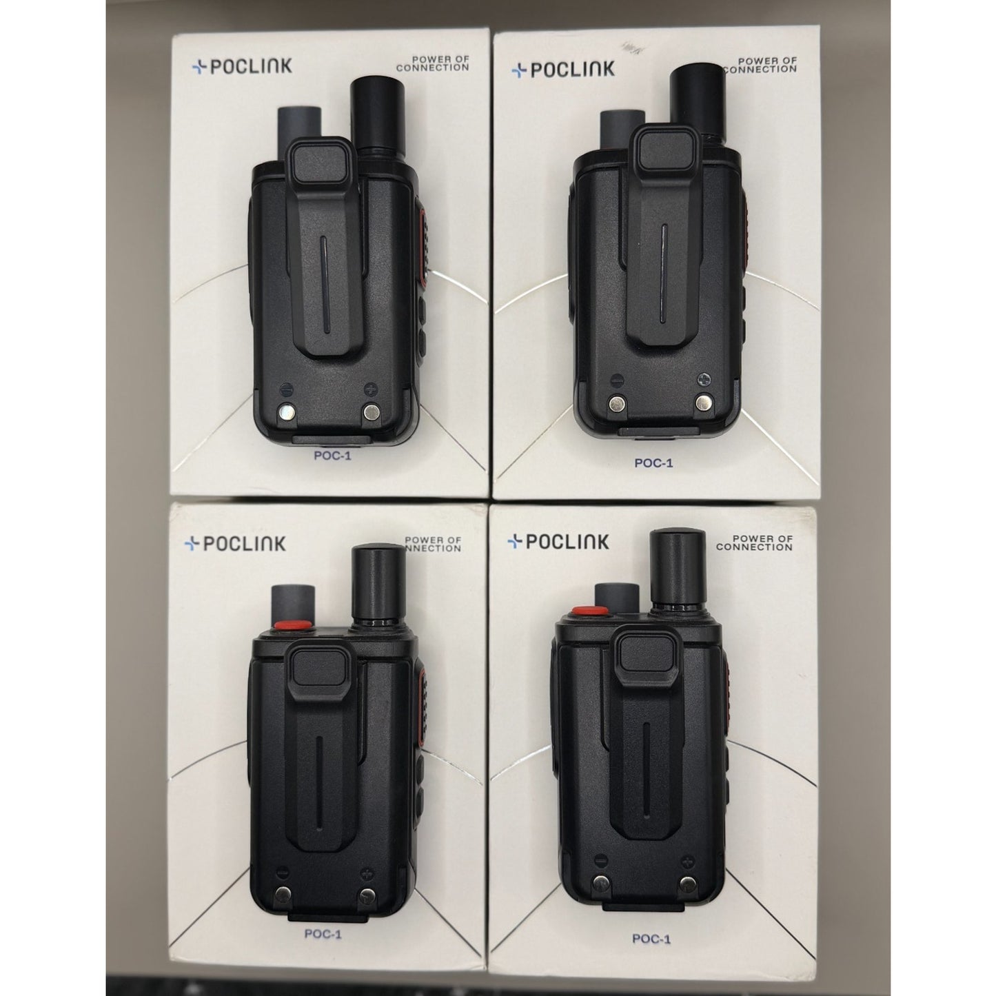 🔥POCLINK POC-1 Radio (4 Pack) Global POC LTE/FRS Radios + Extras 🔥