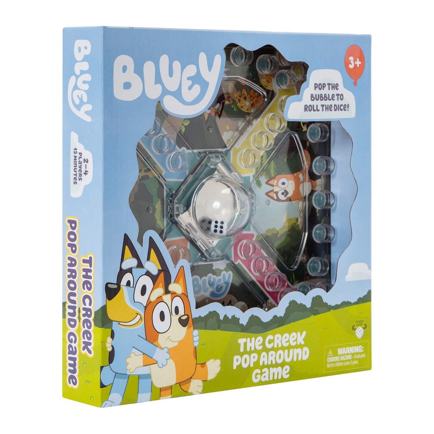 🔥Bluey Board Game Bubble Dice Pop The Creek Around Game BNWT💥