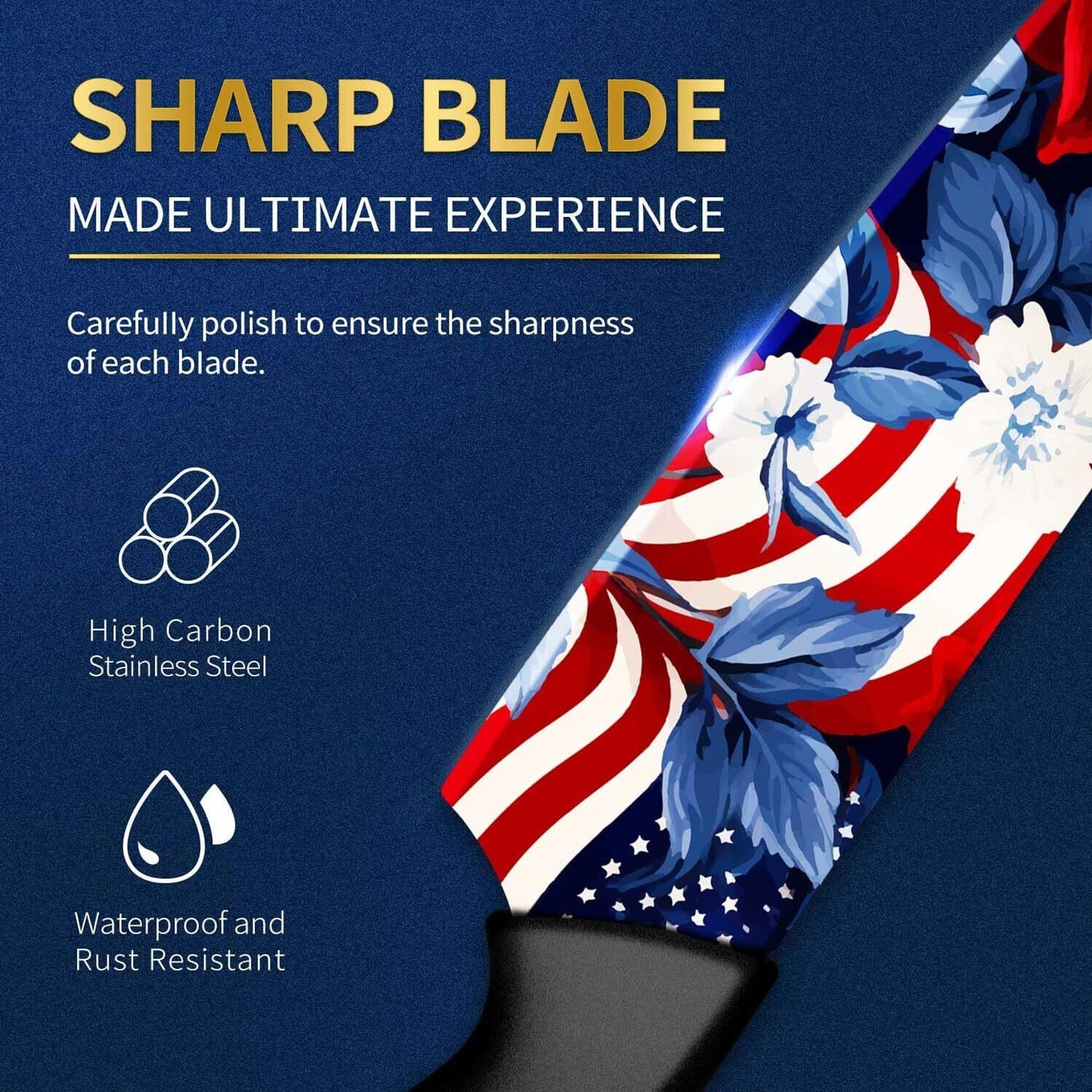 🔥6 Piece Kitchen Knife Set German Stainless Steel Dishwasher Safe BNWT🔥