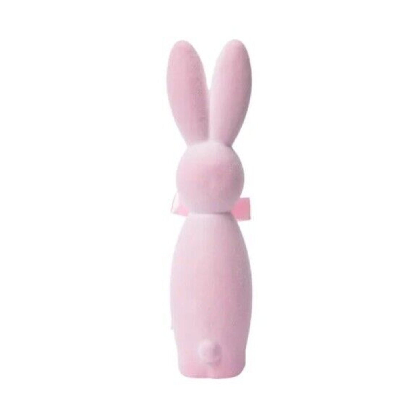 🔥Colored Flocked Easter Bunny Pink BNWT🔥