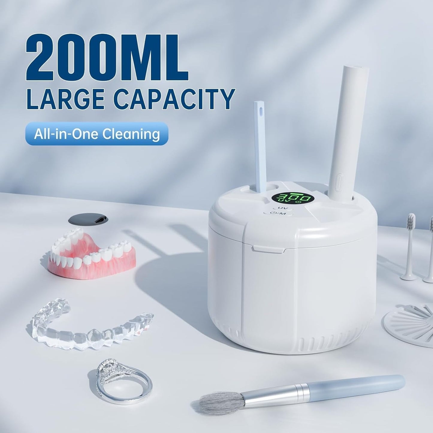 🔥45Khz Ultrasonic Deep Cleaning Machine 200ML Dental Pod BNWT🔥