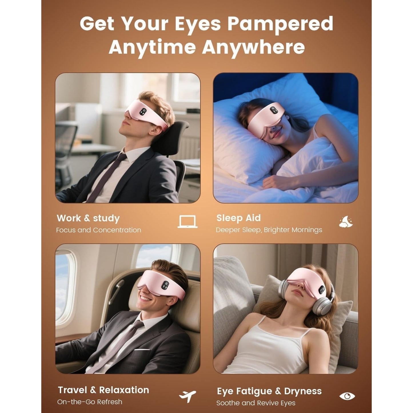 🔥Anydance Heated Eye Mask Cordless Eye Mask for Dry Eyes🔥