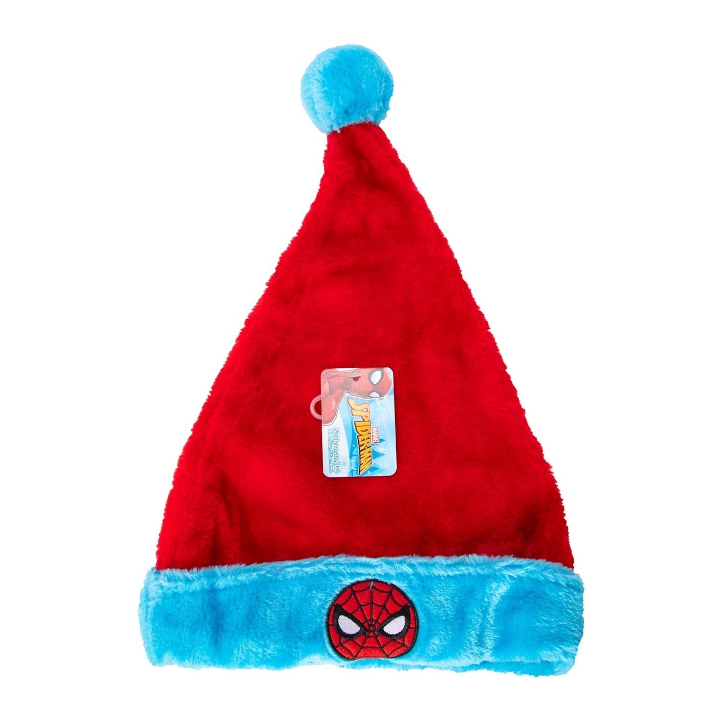 🔥Marvel Spider-Man Christmas Santa Hat 16" Red Blue Plush BNWT🔥