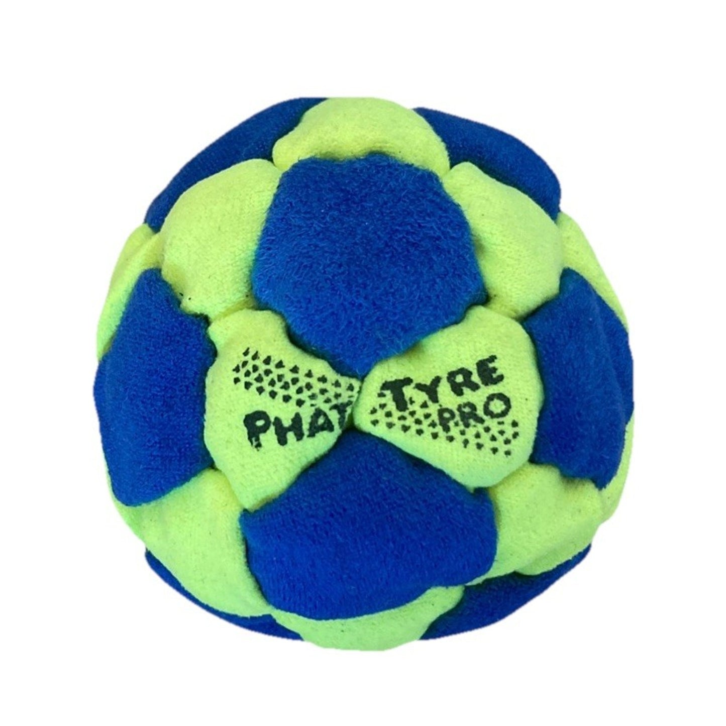 🔥World Footbag Phat Tyre Pro Footbag Hacky Sack NEON/BLUE BNWT🔥
