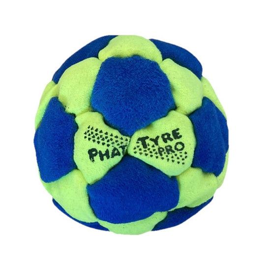 🔥World Footbag Phat Tyre Pro Footbag Hacky Sack NEON/BLUE BNWT🔥