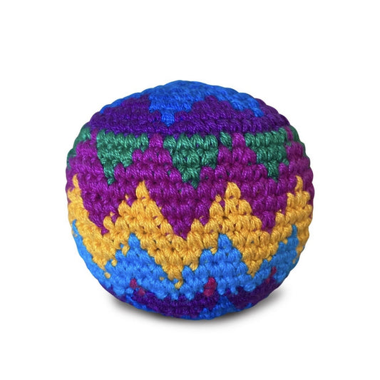 🔥World Footbag Boota Bag Crochet Hacky Blue Star BNWT🔥