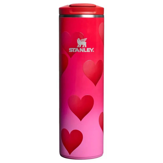 🔥Stanley 16 oz Stainless Steel Aero Light Transit Bottle Rouge Heart Gradient🔥