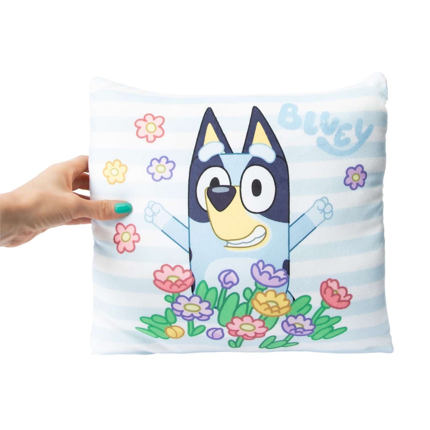 🔥Bluey Squishy Travel Pillow 14in x 14in BNWT🔥