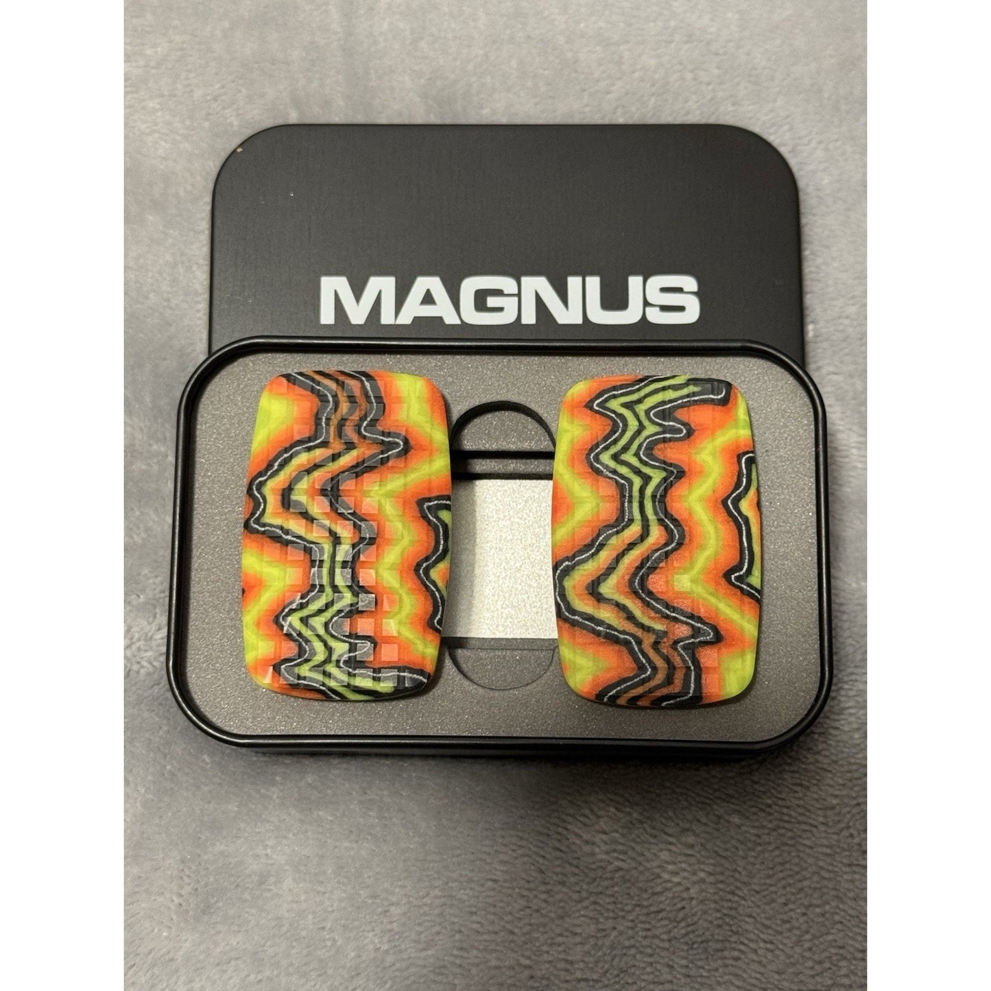 🔥Magnus WackyFiber SC121 - Arc MINIFRAG - 3-Click Stainless Steel Plates Rare💥