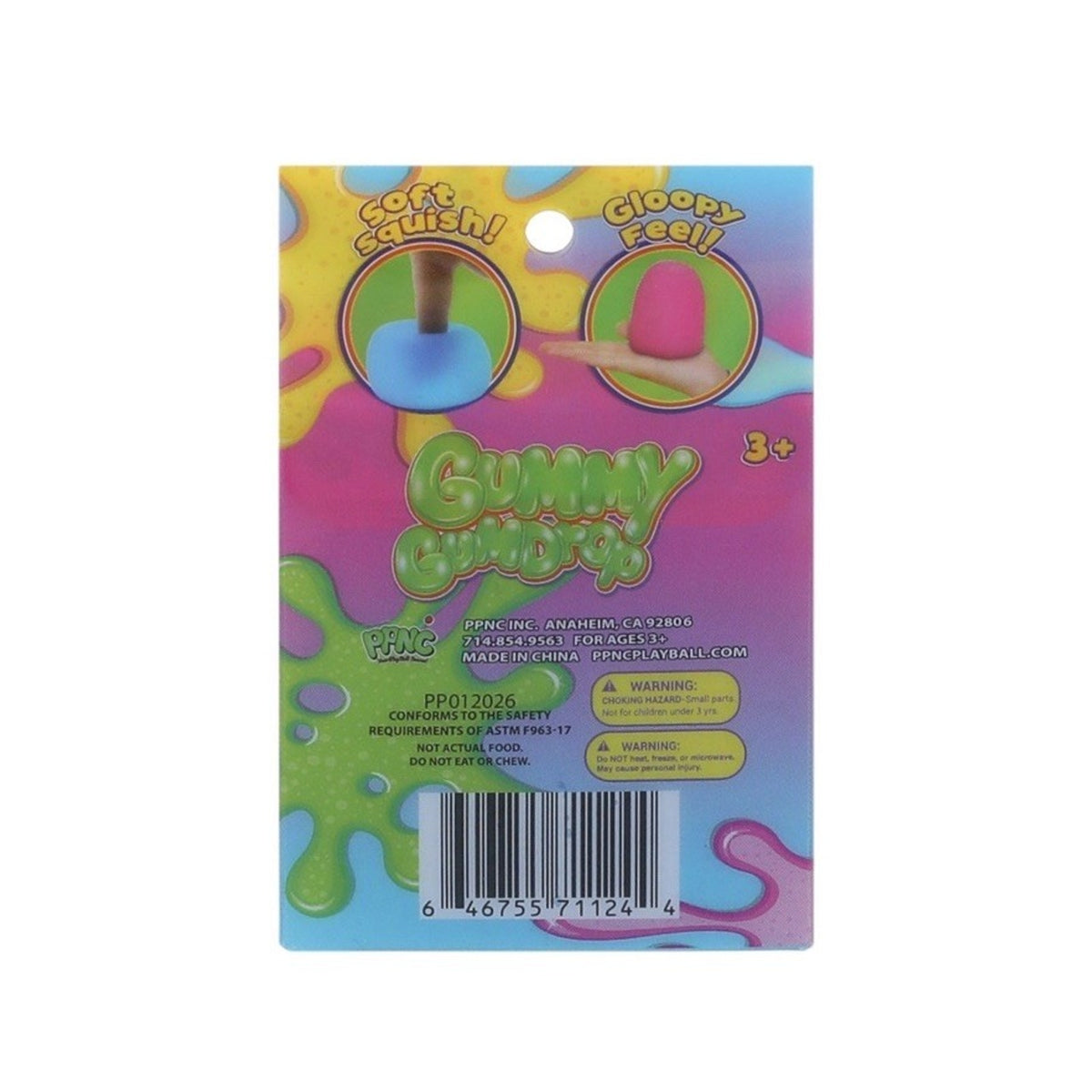 🔥PPNC Gummy Gumdrop Squishy Sensory Viral Toy Purple BNWT🔥